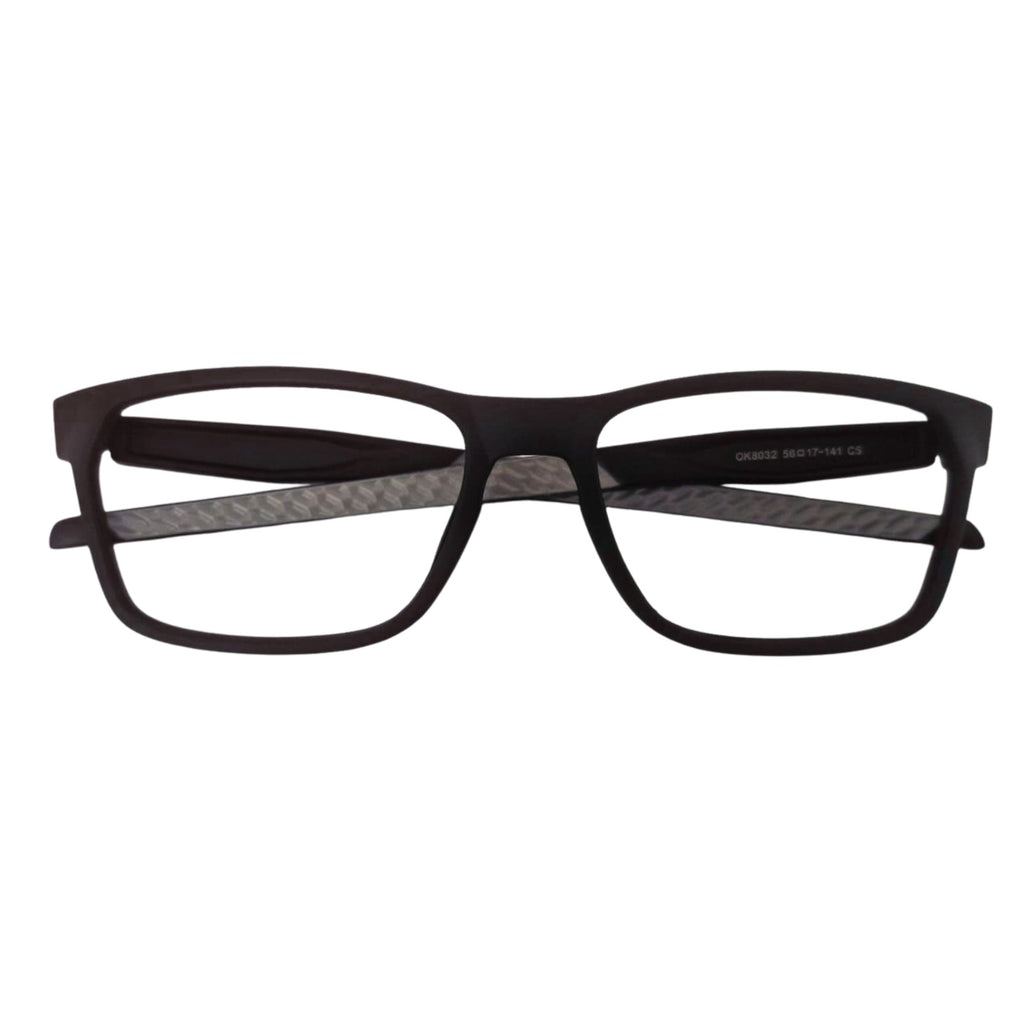 Armazón Óptico rectangular de TR90 OVERTOP + Cristales Ópticos monofocales con AR y UV.